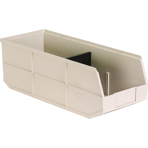 1800 Series Akro-Bin, 8-1/4" W x 7" H x 20-1/2" D, Beige Mukwa Safety Services