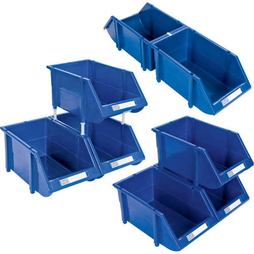 Bac empilable & &agrave; suspendre, 8-3/16" la, 6-3/16" h x 14" p, Rouge Mukwa Safety Services