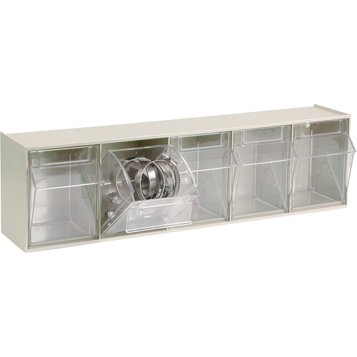 Syst&egrave;me de casiers modulaires Tip-Out, 23-5/8" la x 5-1/4" p x 6-1/2" h, 5 tiroirs Mukwa Safety Services