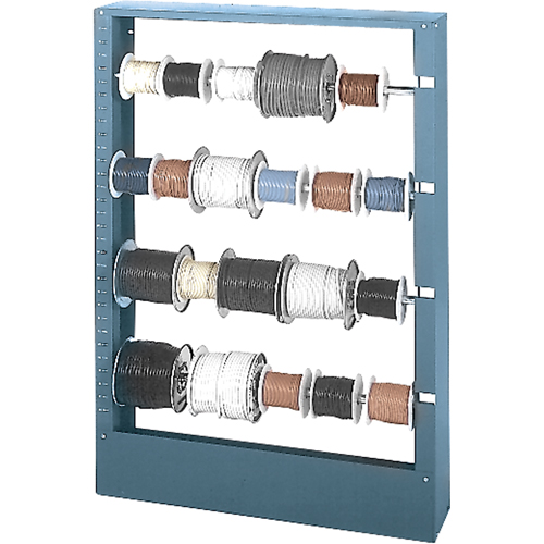 Wire Spool Racks, Starter, 6" W x 26-1/8" D x 37-1/8" H Mukwa Safety Services