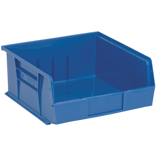 Ultra Stack & Hang Bin, 11" W x 5" H x 10-7/8" D, Blue Mukwa Safety Services