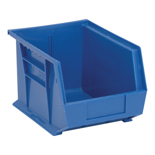 Bacs ultra empilable & suspendable, 8-1/4" la, 7" h x 10-3/4" p, Bleu Mukwa Safety Services