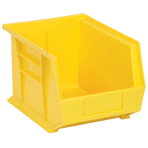 Bacs ultra empilable & suspendable, 8-1/4" la, 7" h x 10-3/4" p, Jaune Mukwa Safety Services