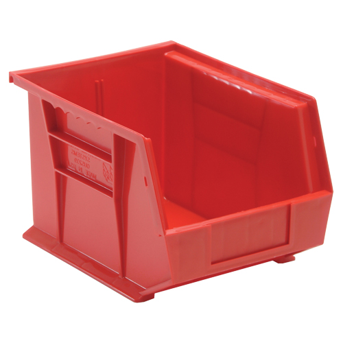 Ultra Stack & Hang Bin, 8-1/4" W x 7" H x 10-3/4" D, Red Mukwa Safety Services