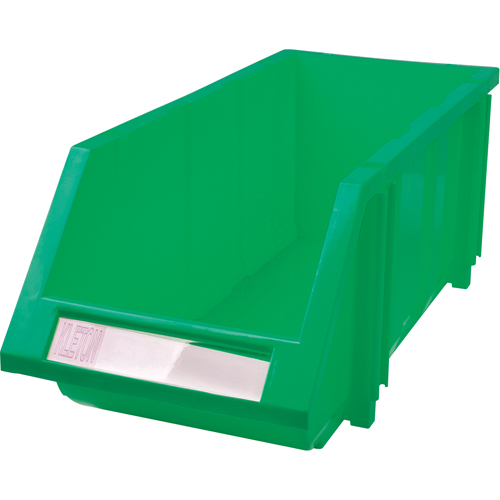 Bac empilable & &agrave; suspendre, 7-7/8" la, 7" h x 17-11/16" p, Vert Mukwa Safety Services