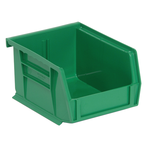 Bacs ultra empilable & suspendable, 4-1/8" la, 3" h x 5-3/8" p, Vert Mukwa Safety Services