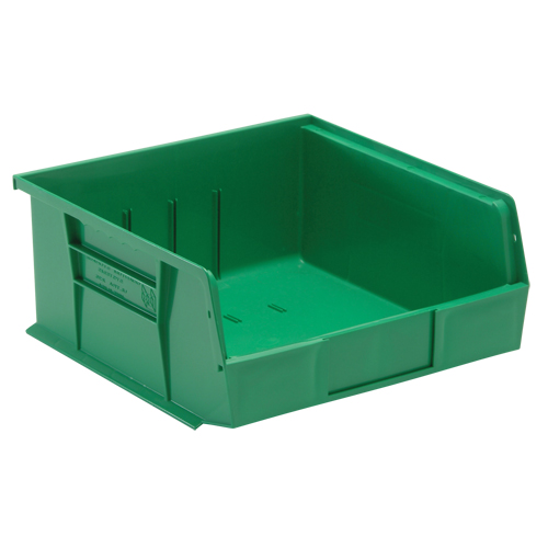 Bacs ultra empilable & suspendable, 11" la, 5" h x 10-7/8" p, Vert Mukwa Safety Services