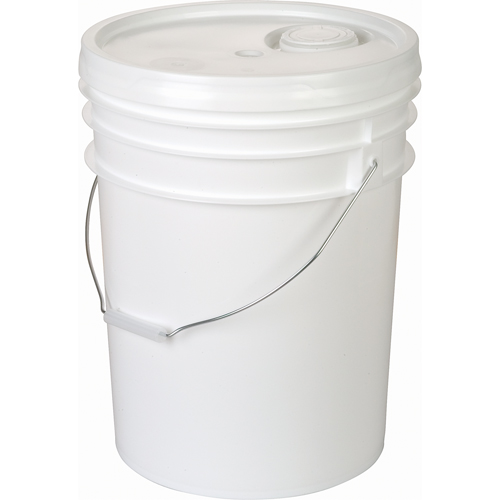 Pail With Gasket Lid, Plastic, 20 L Mukwa Safety Services