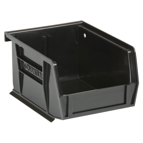 Ultra Stack & Hang Bin, 4-1/8" W x 3" H x 5-3/8" D, Black Mukwa Safety Services