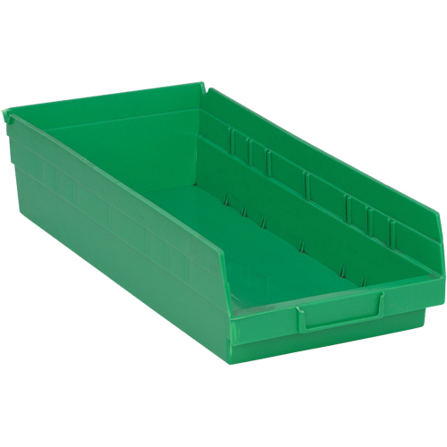 Bacs pour tablette, 8-1/8" la x 4" H x 17-7/8" p, Vert, Capacit&eacute; 40 lb Mukwa Safety Services