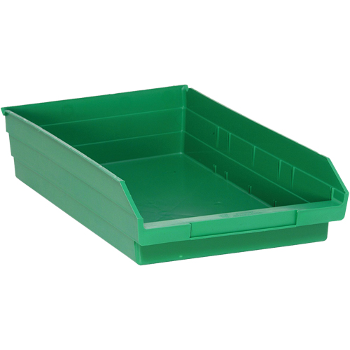 Bacs pour tablette, 11-1/8" la x 4" H x 17-7/8" p, Vert, Capacit&eacute; 40 lb Mukwa Safety Services