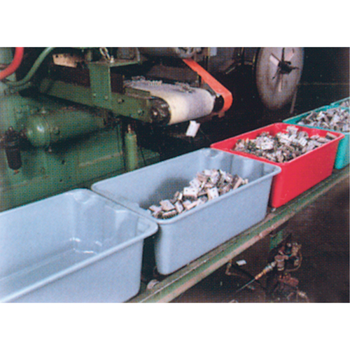 Stack-N-Nest&reg; Plexton Containers, 16.9" W x 30.6" D x 11.1" H, Grey Mukwa Safety Services