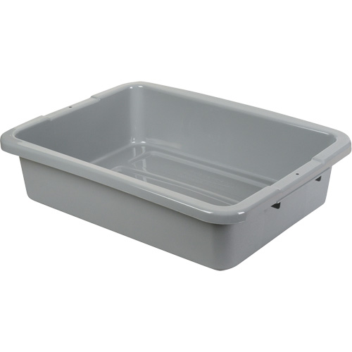 Boîtes utilitaires - Gris, 5" ha x 15" p x 20" lo, Plastique, Gris Mukwa Safety Services