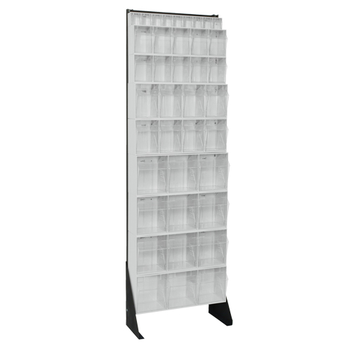 Support pour bacs basculants, 23-5/8" la x 8" p x 75" h, 36 tiroirs Mukwa Safety Services