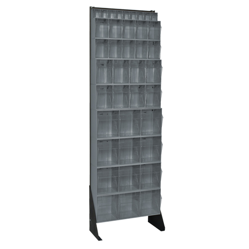 Tip-Out Bins Stand, 23-5/8" W x 8" D x 75" H, 36 Drawers Mukwa Safety Services
