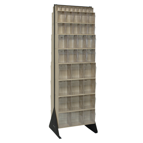 Support pour bacs basculants, 23-5/8" la x 16" p x 75" h, 72 tiroirs Mukwa Safety Services
