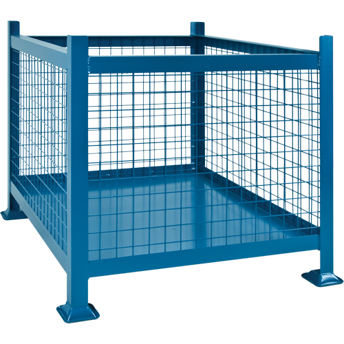 Contenants de vrac empilables, 34,5" la x 40,5" p x 30" h, Capacit&eacute; de 3000 lb Mukwa Safety Services