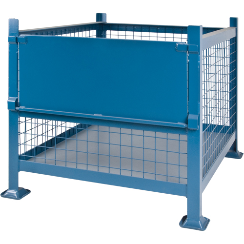 Contenants de vrac empilables, 34,5" la x 40,5" p x 30" h, Capacit&eacute; de 3000 lb Mukwa Safety Services