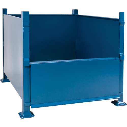 Contenants de vrac empilables, 30" ha x 34,5" la x 40,5" p, Capacit&eacute; de 3500 lb Mukwa Safety Services