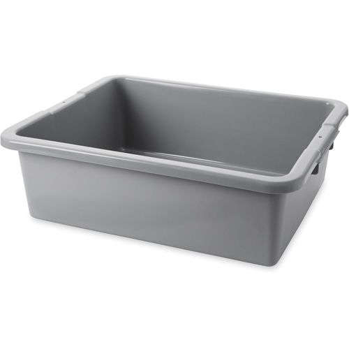 Contenant utilitaire sans compartiments, 7" ha x 21,5" p x 17" lo, Poly&eacute;thyl&egrave;ne, Gris Mukwa Safety Services