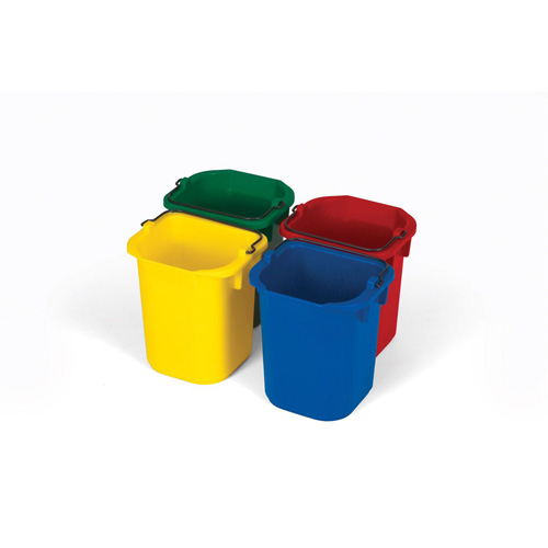 Jeu de seaux de d&eacute;sinfection, Plastique, 1,25 gal. Mukwa Safety Services