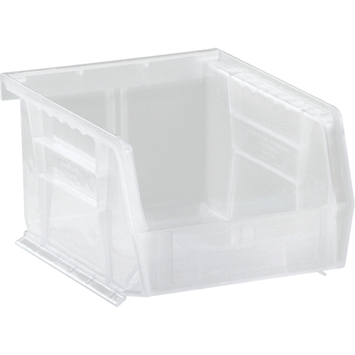 Clear-View Ultra Stack & Hang Bin, 4-1/8" W x 3" H x 5-3/8" D, Clear Mukwa Safety Services