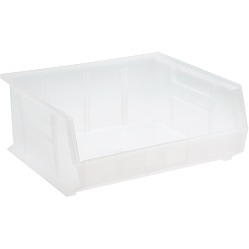 Clear-View Ultra Stack & Hang Bin, 16-1/2" W x 7" H x 14-3/4" D, Clear Mukwa Safety Services