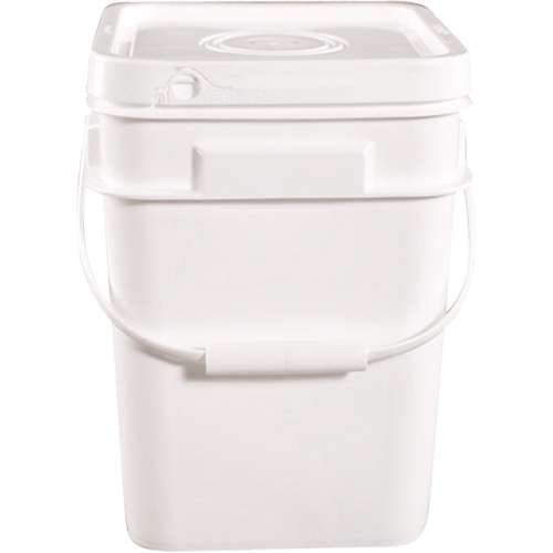Seau carr&eacute;, Plastique, 4 gal. Mukwa Safety Services
