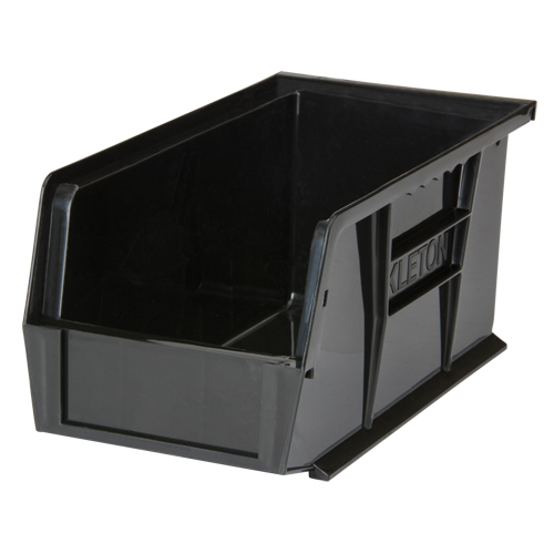Stack & Hang Bin, 5-1/2" W x 5" H x 10-7/8" D, Black Mukwa Safety Services