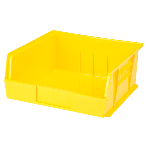 Stack & Hang Bin, 11" W x 5" H x 10-7/8" D, Yellow Mukwa Safety Services