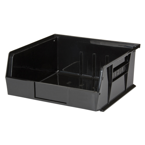 Stack & Hang Bin, 11" W x 5" H x 10-7/8" D, Black Mukwa Safety Services