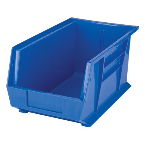 Bac empilable & &agrave; suspendre, 8-1/4" la, 7" h x 14-3/4" p, Bleu Mukwa Safety Services