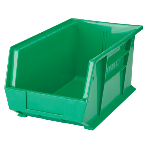 Stack & Hang Bin, 8-1/4" W x 7" H x 14-3/4" D, Green Mukwa Safety Services