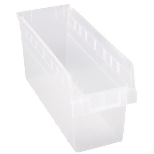 Bacs pour &eacute;tag&egrave;re Store-Max, 6-5/8" la x 8" H x 17-7/8" p, Transparent, Capacit&eacute; 56 lb Mukwa Safety Services