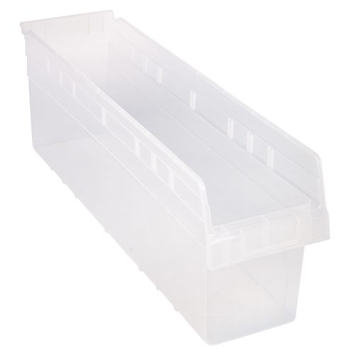 Bacs pour &eacute;tag&egrave;re Store-Max, 6-5/8" la x 8" H x 23-5/8" p, Transparent, Capacit&eacute; 68 lb Mukwa Safety Services