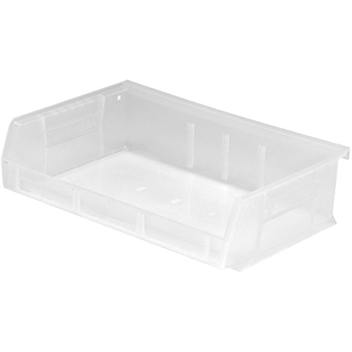 Ultra Stack & Hang Bin, 7-3/8" W x 3" H x 11" D, Clear Mukwa Safety Services