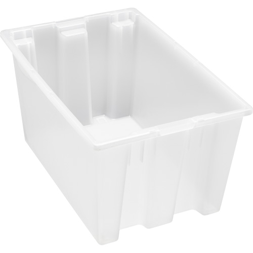 Contenant robuste Stack & Nest, 15" x 19,5" x 29,5", Transparent Mukwa Safety Services