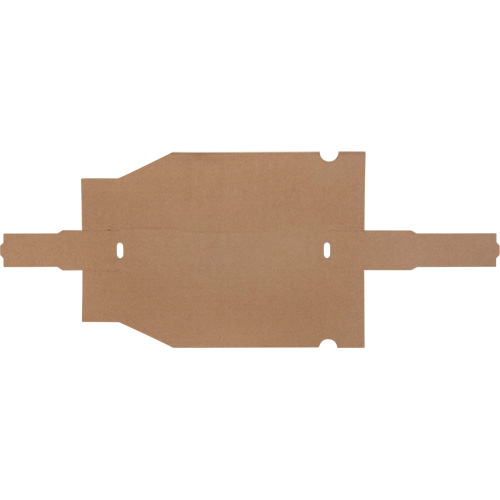 Boîtes profondes en carton ondul&eacute;, 1-15/16" la x 11-1/4" p x 4-1/2" h, Beige Mukwa Safety Services