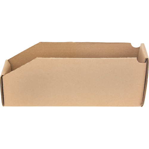 Boîtes profondes en carton ondul&eacute;, 2-7/8" la x 11-1/4" p x 4-1/2" h, Beige Mukwa Safety Services
