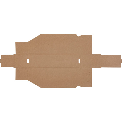 Boîtes profondes en carton ondul&eacute;, 2-7/8" la x 11-1/4" p x 4-1/2" h, Beige Mukwa Safety Services