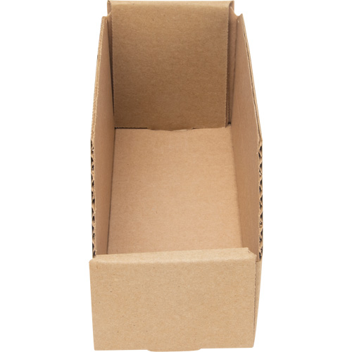 Boîtes profondes en carton ondul&eacute;, 3-3/4" la x 11-1/4" p x 4-1/2" h, Beige Mukwa Safety Services