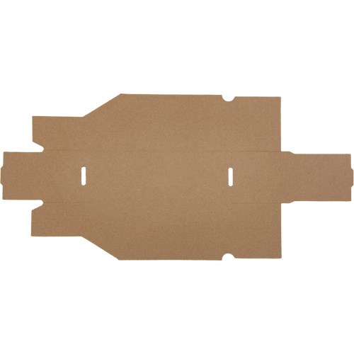 Boîtes profondes en carton ondul&eacute;, 3-3/4" la x 11-1/4" p x 4-1/2" h, Beige Mukwa Safety Services