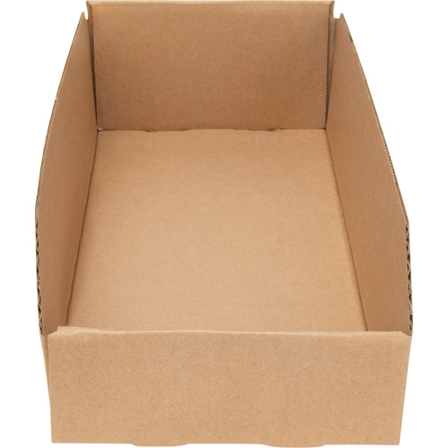 Boîtes profondes en carton ondul&eacute;, 7-3/4" la x 17-1/4" p x 4-1/2" h, Beige Mukwa Safety Services