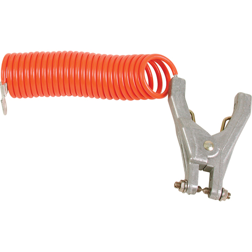 Pinces de mise &agrave; terre a/c&acirc;ble torsad&eacute;, Longueur 120" Mukwa Safety Services