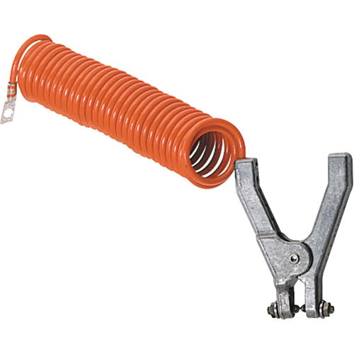 Pinces de mise &agrave; terre a/c&acirc;ble torsad&eacute;, Longueur 70" Mukwa Safety Services