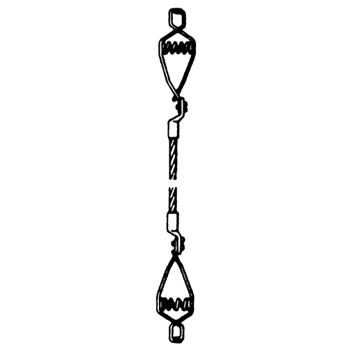 Light-Duty Bonding & Grounding Wire Assemblies - Two Alligator Clips Mukwa Safety Services