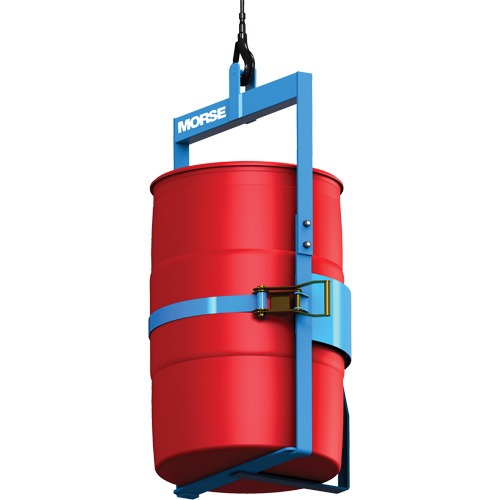 Appareil de levage pour baril avec crochet sur le dessous, Cap. 1000 lb/454 kg Mukwa Safety Services
