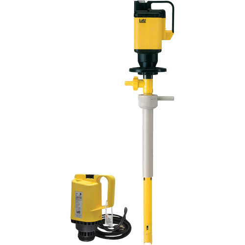 Electric Drum Pumps, Polypropylene, 24 GPM Mukwa Safety Services