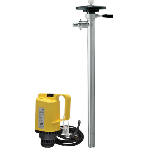Pompes &agrave; tambour &eacute;lectriques, Acier inoxydable, 51 gal./min Mukwa Safety Services