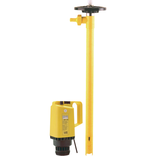 Electric Drum Pumps, Polypropylene, 24 GPM Mukwa Safety Services